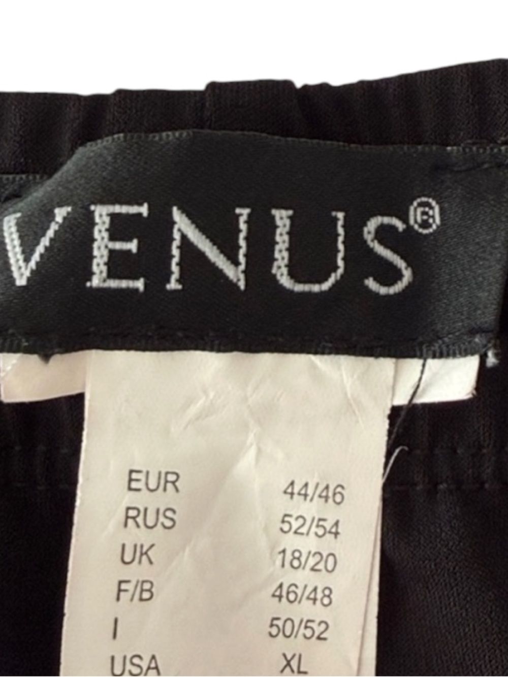 VENUS Boho Chic Black Rhinestoned Enhanced Accented Leggings Size XL - Picture 6 of 8